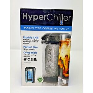 Hyper Chiller Iced Coffee/Other Beverages Chiller 12.5oz Capacity BPA Free
